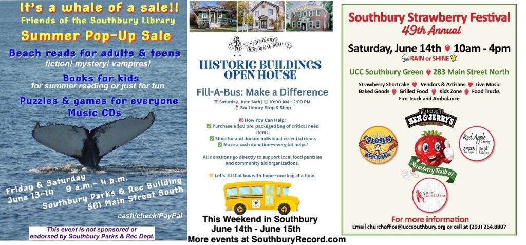 Southbury This Weekend&nbsp;(6/14-6/15)