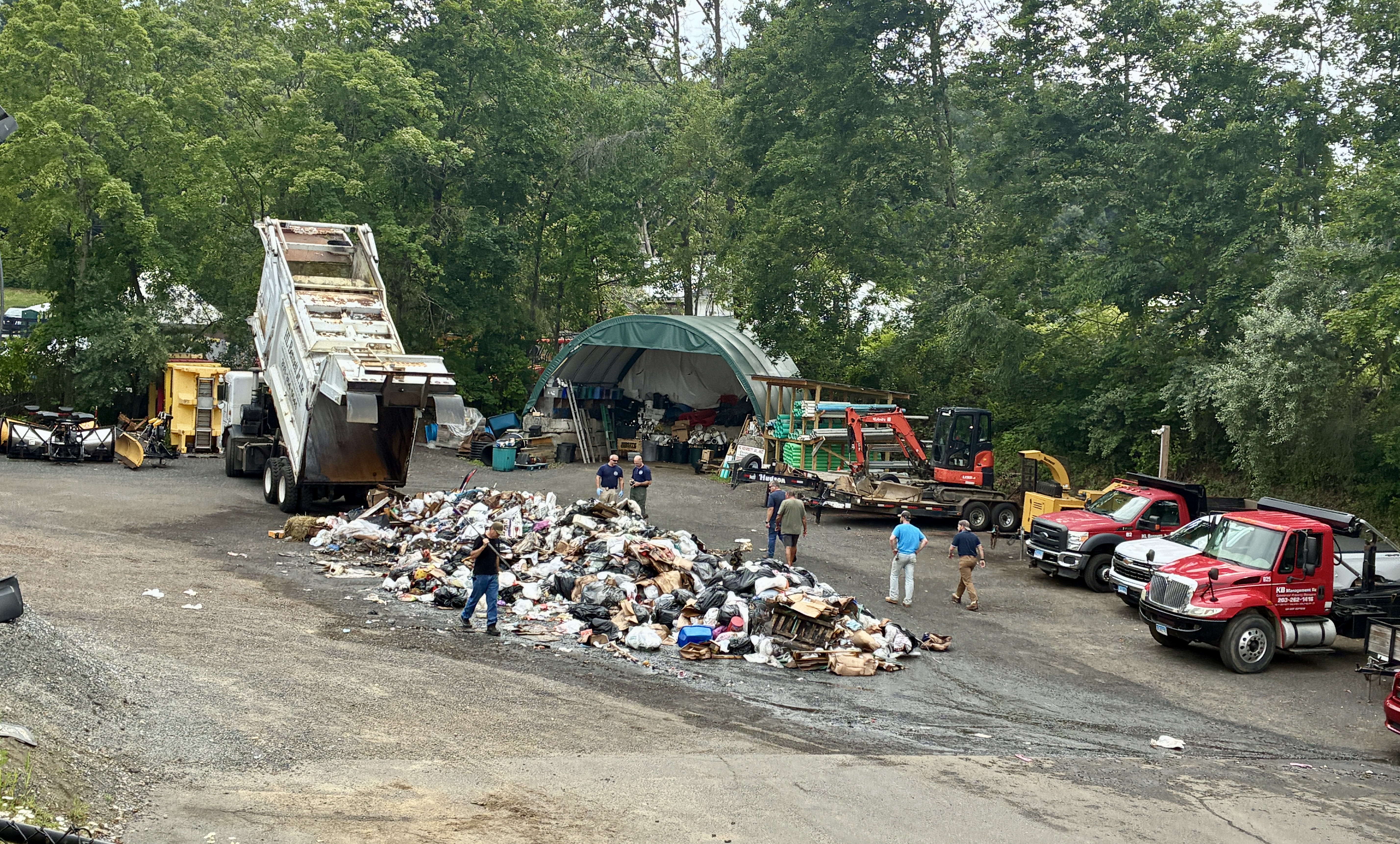 Garbage Truck Triggers Hazmat Response on Main Street&nbsp;South