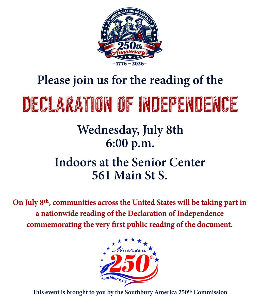 Southbury Marks America’s 250th Birthday with Declaration Reading, July 8