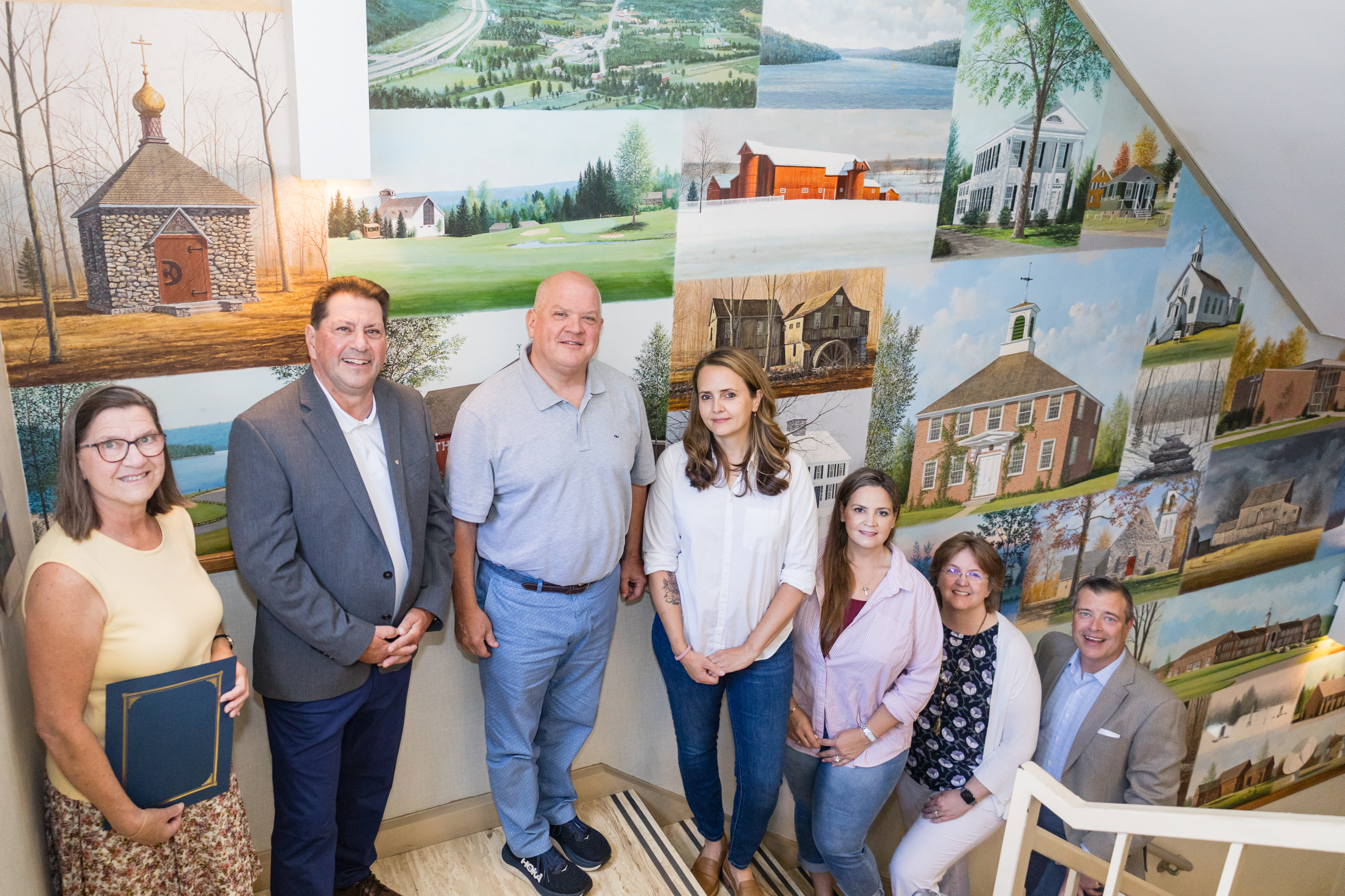 Town Honors Late Artist David Merrill, Creator of Town Hall&nbsp;Mural