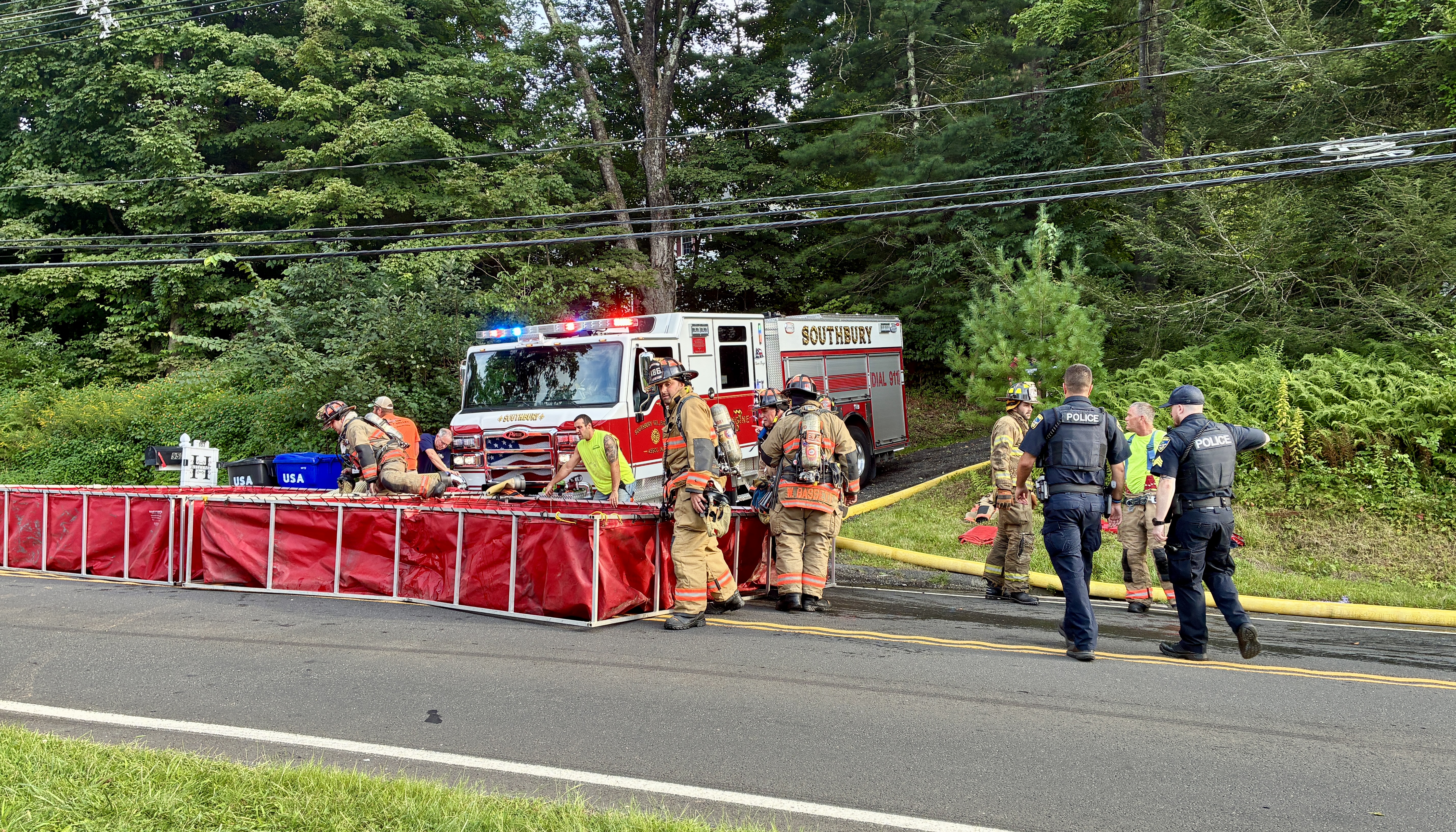 Family Displaced After Major House Fire on Roxbury Road